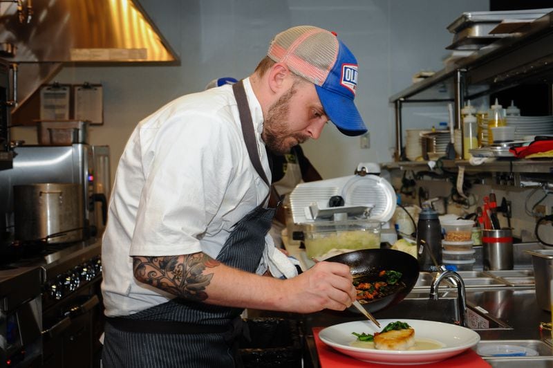  Jeb Aldrich is the executive chef at the Clermont Hotel. / AJC file photo