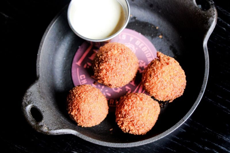 The Iberian Pig executive chef John Castellucci’s creamy and crisp turkey croquetas are a way to experience the comfort of a Thanksgiving meal the day after Thanksgiving. CONTRIBUTED BY EMILY BLACKWOOD