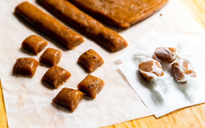 For Salt and Pepper Caramels, you can use dried black peppercorns, or experiment with other types. CONTRIBUTED BY HENRI HOLLIS