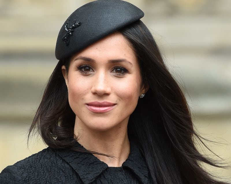   Meghan Markle attends an Anzac Day service at Westminster Abbey on April 25, 2018 in London, England. (Photo by Eddie Mulholland - WPA Pool/Getty Images)