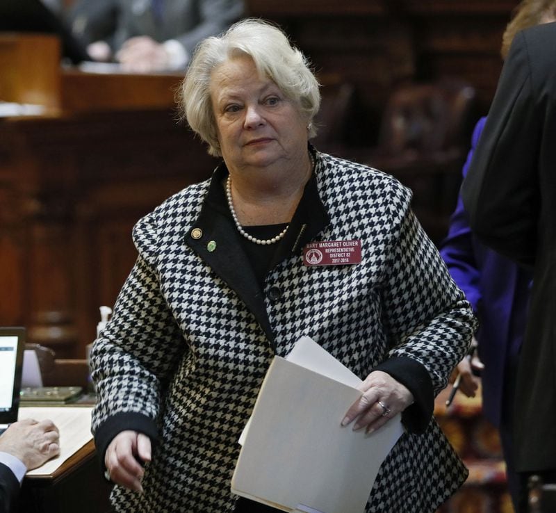 State Rep. Mary Margaret Oliver in March 2018 in Atlanta. She’s been at the Legislature for decades and knows subterfuge when she sees it. “There are shenanigans in how you word referendums,” Oliver said. BOB ANDRES /BANDRES@AJC.COM