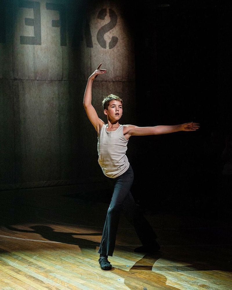 Liam Redford plays the title role in the City Springs Theatre musical “Billy Elliot.” CONTRIBUTED BY MARGOT I. SCHULMAN