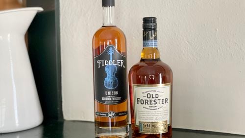 Two recommended bourbons are Old Forester, with its classic flavor profile, and Atlanta’s own ASW Unison bourbon, with its modern complexity. Krista Slater for The Atlanta Journal-Constitution