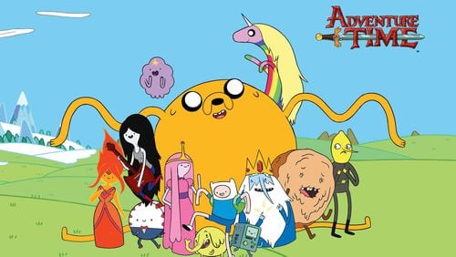The cast of "Adventure Time," an animated series on Cartoon Network.