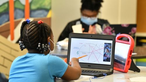 A drop-in center for students who need access to free internet opened this week in South Fulton. (Hyosub Shin / AJC FILE PHOTO)