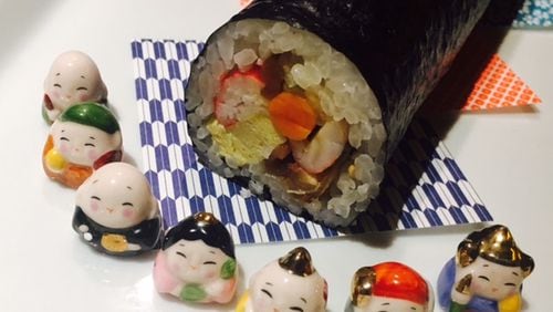 Celebrate spring with a free ehoumaki roll at Nakato Japanese Restaurant. HANDOUT / The Rosen Group Atlanta.