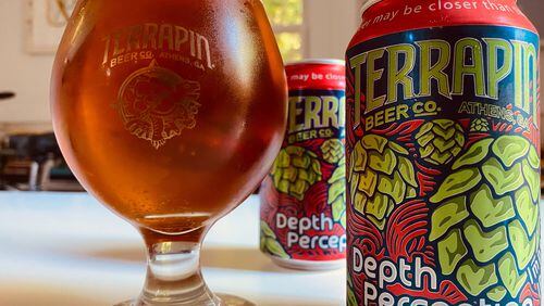 Terrapin Depth Perception Imperial IPA is dangerously drinkable.

Bob Townsend for the Atlanta Journal Constitution