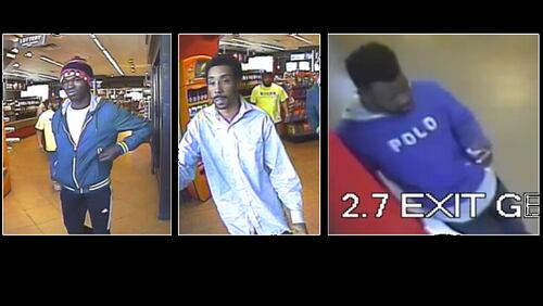 Gwinnett County police are searching for three suspects linked to a Buford burglary.