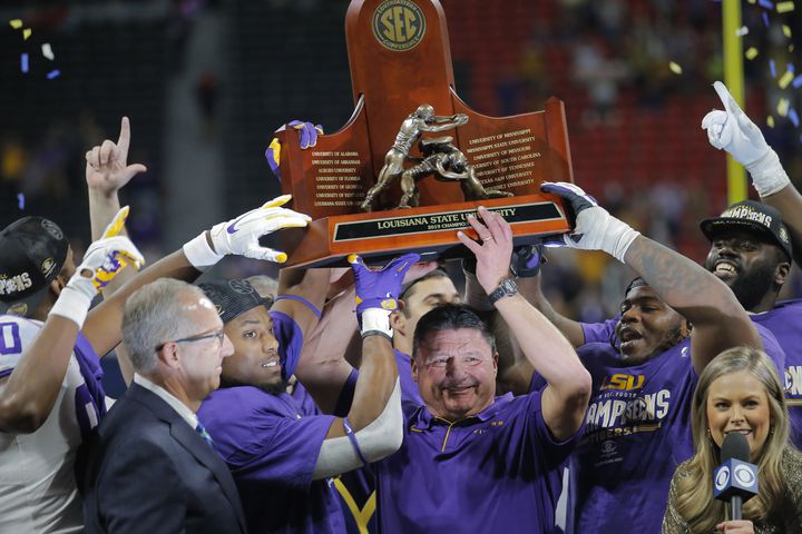 Photos: Bulldogs crushed by LSU in SEC Championship game