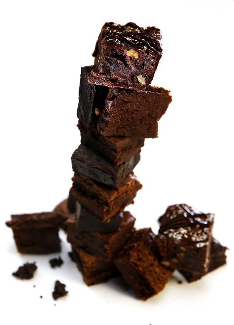 Triple-Chocolate Brownies.   (Mel Melcon/Los Angeles Times/TNS)