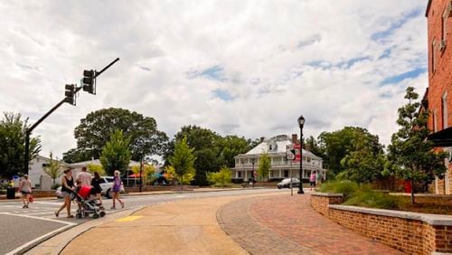 Braselton will conduct a downtown walkability study. Courtesy City of Braselton