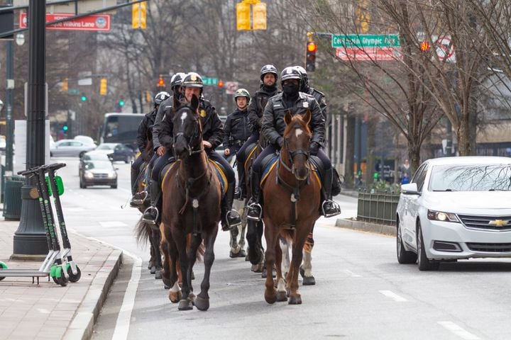 PHOTOS: Security out in force for safe Super Bowl