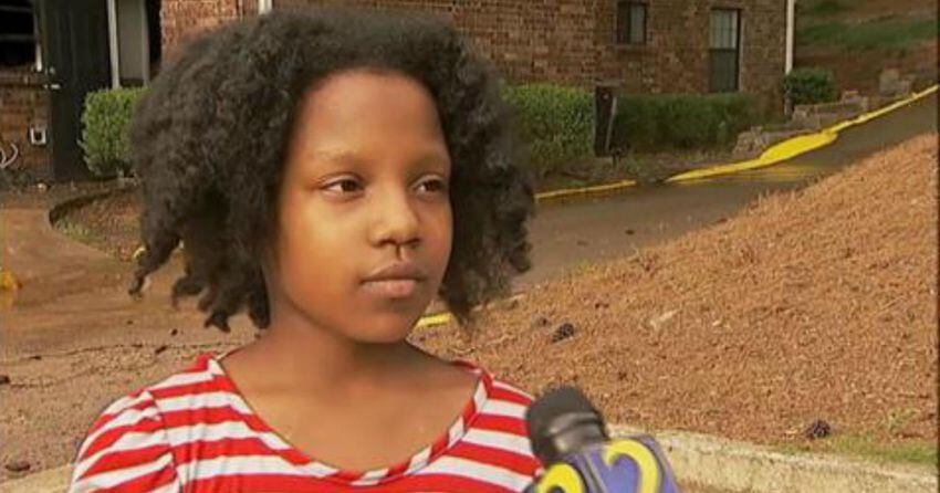 Girl, 10, helps save newborn from fire