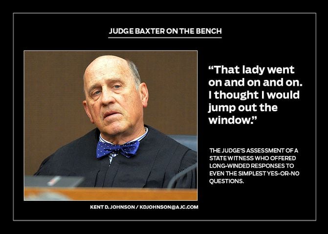 Judge Baxter on the bench