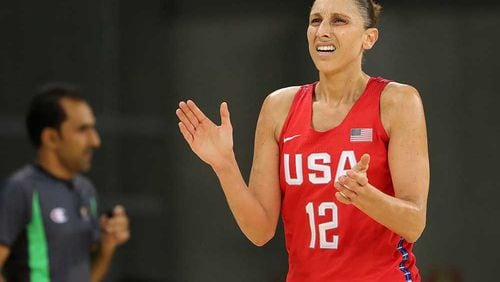 Diana Taurasi during her stint on the United States National Team during the Rio 2016 Olympic Games at the Youth Arena on August 8, 2016 in Rio de Janeiro, Brazil. (Photo by Christian Petersen/Getty Images)