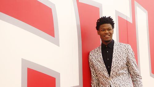 Cam Reddish, the 10th overall draft pick in 2019, poses for a photo after his introductory press conference Monday, June 24, 2019, at the Atlanta Hawks' practice facility in Brookhaven.