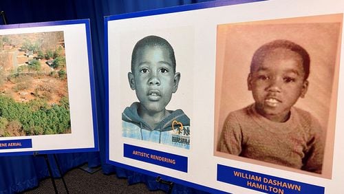 William DaShawn Hamilton, 6, was found near a Decatur cemetery in metro Atlanta on Feb. 26, 1999, and remained unidentified for more than 20 years. His mother Teresa Black has been accused of murder in the cold case death.