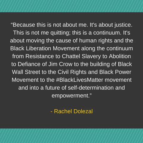 SLIDESHOW: 5 telling quotes from Rachel Dolezal's resignation