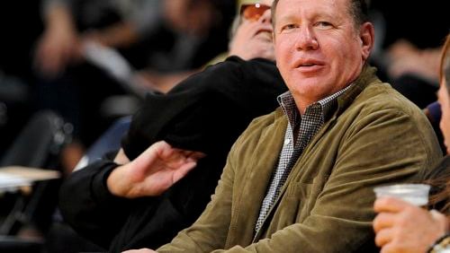Actor Garry Shandling attends an NBA basketball game between the Houston Rockets and the Los Angeles Lakers, Friday, April 6, 2012, in Los Angeles. The Rockets won 112-107.