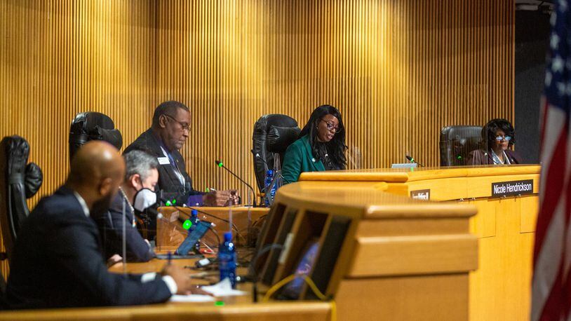 Gwinnett County Board of Commissioners expanded its nondiscrimination policy to include ancestry and hair types and textures. (Rebecca Wright for the Atlanta Journal-Constitution)