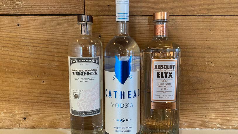 Vodka is the top-selling spirit in the U.S. Smirnoff and Tito's are the most popular vodka labels, but, for a change, try vodkas from Cathead, St. George and Elyx, the luxury brand from Absolut. Krista Slater for The Atlanta Journal-Constitution