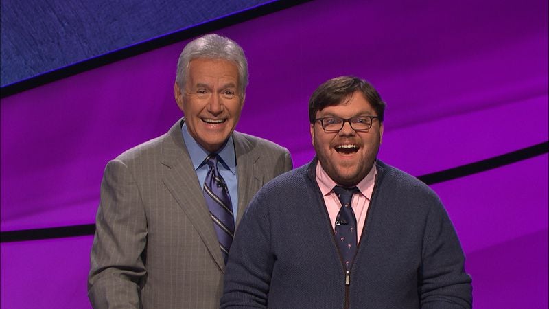 Seth Wilson, a former UGA doctorate candidate, won 12 games in a row on "Jeopardy" in 2016. CR: Jeopardy