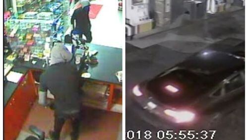 Police are searching for a crew of three men who attempted to burglarize five Gwinnett gas stations on Sunday. Police believe this may be related to a previous incident.