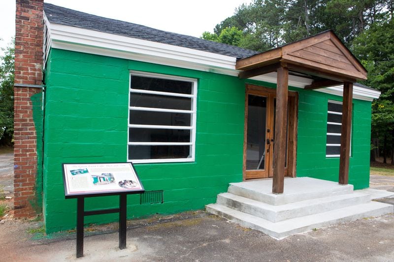 Green Front Cafe is shown in Stockbridge, Ga., on Tuesday, June 4, 2019. The small building is a well-loved community fixture that thrived under the ownership of Carrie Mae Hambrick and served as a town watering hole from its opening in 1947 through the early 2000s. The cafe is now in the process of being revived under the ownership of Diane Miller. (Casey Sykes for The Atlanta Journal-Constitution)