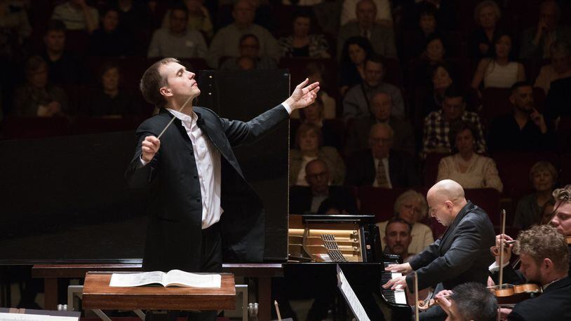 Guest conductor Vasily Petrenko leads pianist Stewart Goodyear and the Atlanta Symphony Orchestra in Piano Concerto No. 1 by Mendelssohn. Contributed by Jeff Roffman