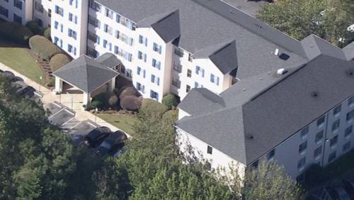 Cobb County police were on the scene of a homicide at the InTown Suites on Monday.
