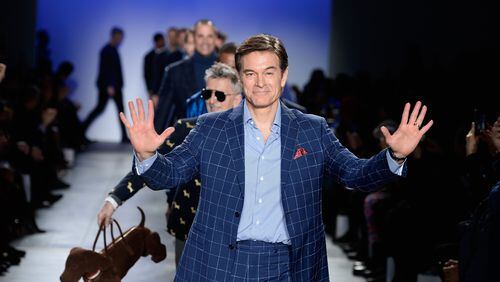 NEW YORK, NY - FEBRUARY 07: Dr. Mehmet Oz walks the runway at the Blue Jacket Fashion Show to benefit the Prostate Cancer Foundation on February 7, 2018 in New York City. (Photo by Fernanda Calfat/Getty Images for Blue Jacket)