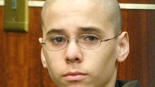 The teenage killer who lured a friend into a bathroom stall at their suburban Miami middle school 17 years ago and cut his throat has died in prison. (AP Photo/Alan Diaz)