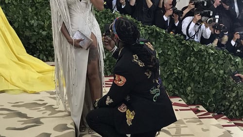 A scene from The Met Gala.