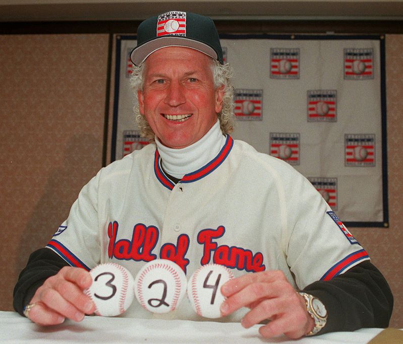Don Sutton, a 324-game winner, was elected into Cooperstown in 1998.
