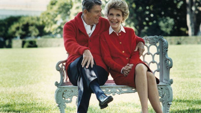 UNDATED: (FILE PHOTO) Former U.S. President Ronald Reagan and First Lady Nancy Reagan share a moment in this undated file photo. Reagan turns 93 on February 6, 2004.(Photo courtesy of the Ronald Reagan Presidental Library/Getty Images)