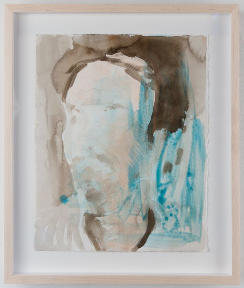 “Untitled (Blank Series)” by Mark Leibert is part of his show at Sandler Hudson Gallery.
