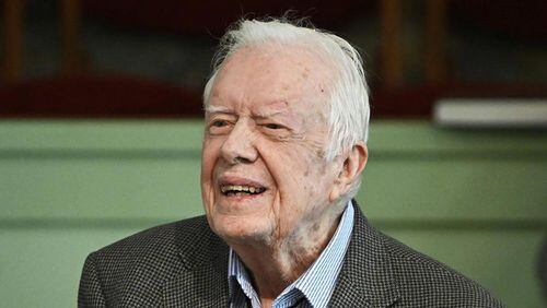 Jimmy Carter was discharged Wednesday from Phoebe Sumter Medical Center in Americus after being treated for a urinary tract infection.