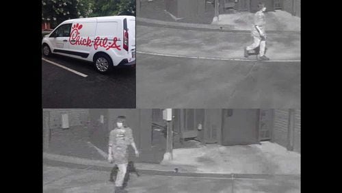 Cartersville police have said they don't have suspects, but at least the Chick-fil-A's van has been found in Acworth.