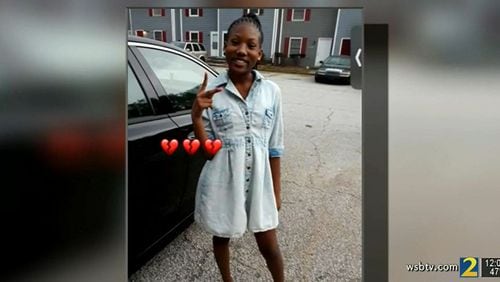Family members identified the girl killed as 16-year-old Camaya Harris. She was hit just steps from her home as she left to catch the school bus. (Credit: Channel 2 Action News)
