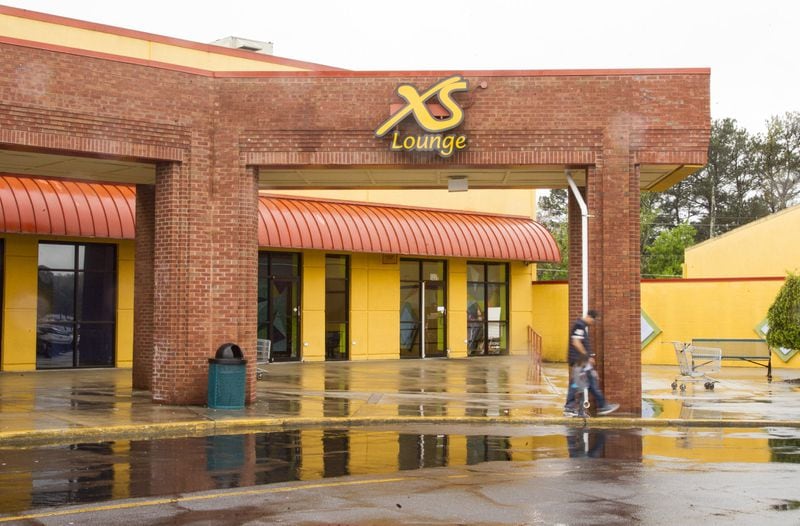 The front of XS Lounge in the Northeast Plaza. (REANN HUBER/AJC)