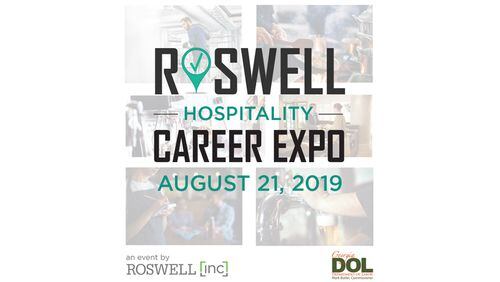 A “Hospitality Career Expo” in Roswell will feature job recruiters from area restaurants, breweries, hotels and attractions. ROSWELL INC