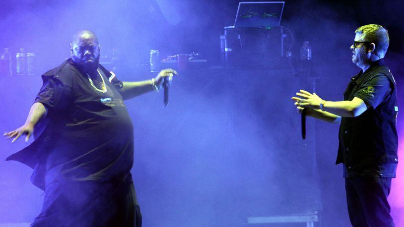 Run the Jewels, featuring Atlanta's Killer Mike (left), will headline Shaky Knees Music Festival in 2021. Robb Cohen Photography & Video /RobbsPhotos.com