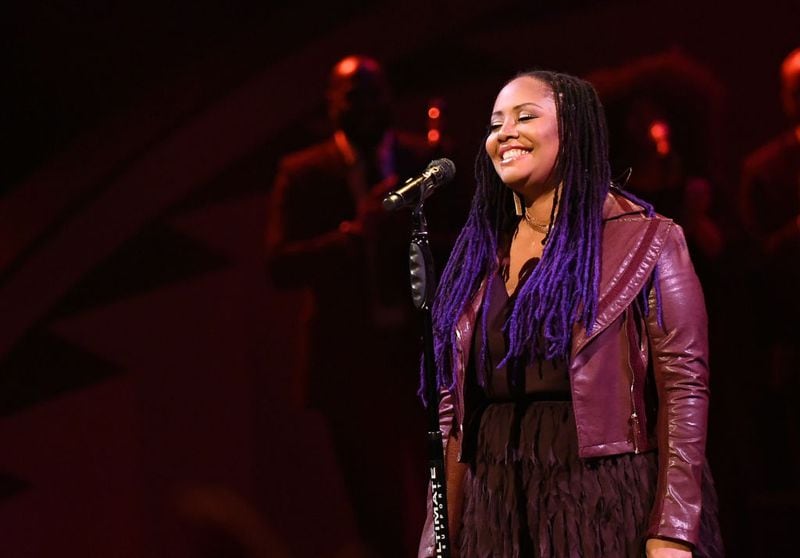 HOUSTON, TX - FEBRUARY 03:  Recording artist Lalah Hathaway performs onstage during the BET Presents Super Bowl Gospel Celebration at Lakewood Church on February 3, 2017 in Houston, Texas.  (Photo by Marcus Ingram/Getty Images for BET)