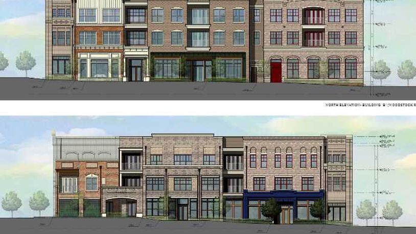 Renderings for Vickers, a mixed-use development planned for Roswell. The leasing agent for the development is actively seeking chef-driven restaurants, local boutique retailers and fitness concepts for the project.
