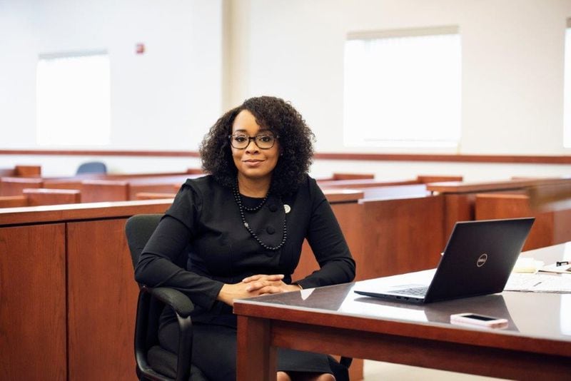 LaDawn Jones, solicitor for the City of South Fulton, denies she broke the law while reducing fines for defendants who agreed to register to vote. “Everyone left the city of South Fulton paying for a traffic citation and did not receive U.S. currency nor a tangible gift,” she said. (Photo by Reginald Duncan of Cranium Creation)