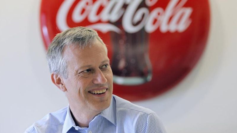 Coca-Cola Company chief executive James Quincey, seen here in 2019. (BOB ANDRES /BANDRES@AJC.COM)