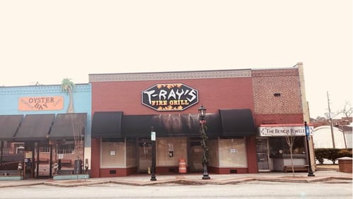 T-Ray's Fire Grill is preparing to open in downtown Lawrenceville.