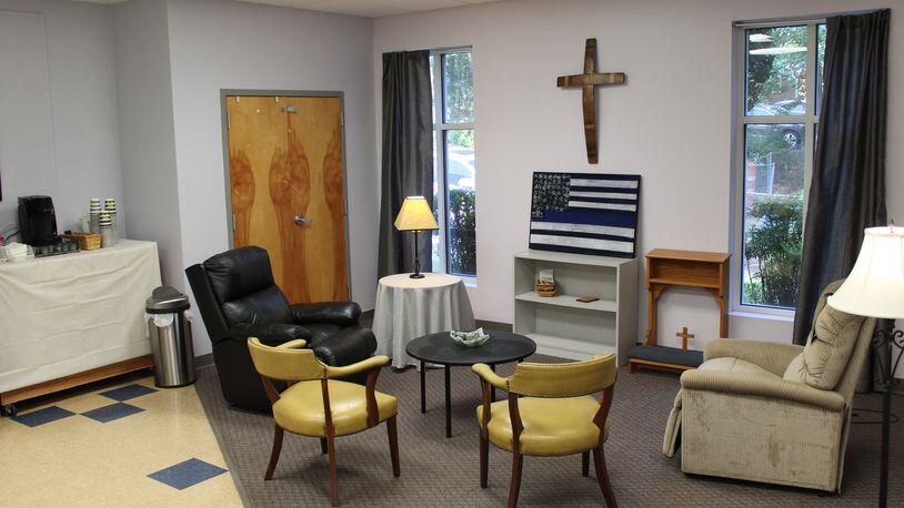 The St. Michael Law Enforcement and First Responder Chapel is located at Christ Episcopal Church in Kennesaw.