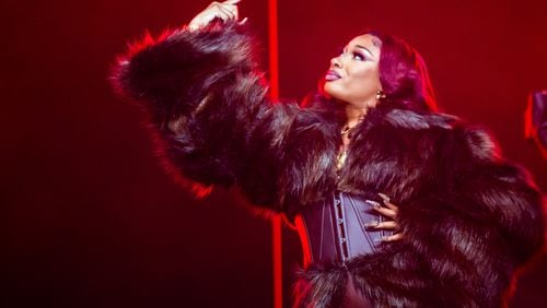 Saturday night's Megan Thee Stallion concert was canceled at Atlanta's State Farm Arena after ongoing water main break repairs led to water outages for large portions of the city. (Ryan Fleisher FOR THE ATLANTA JOURNAL-CONSTITUTION)