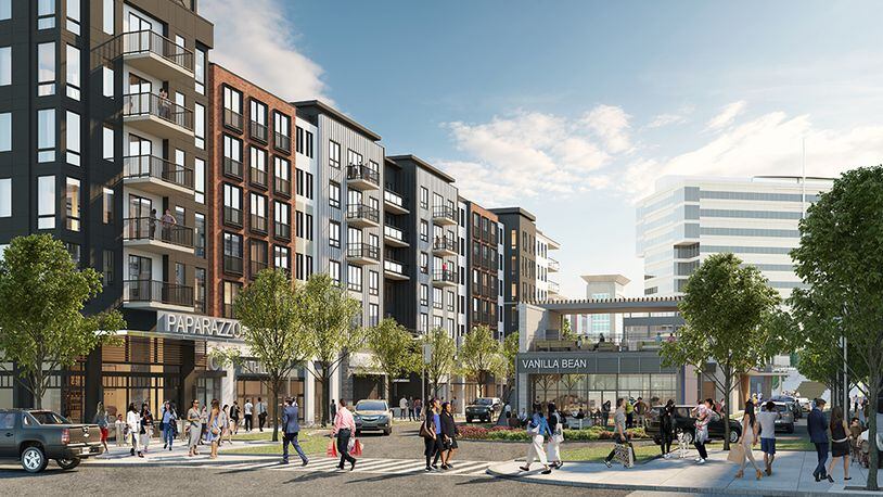 This is a rendering of the High Street project in Dunwoody.